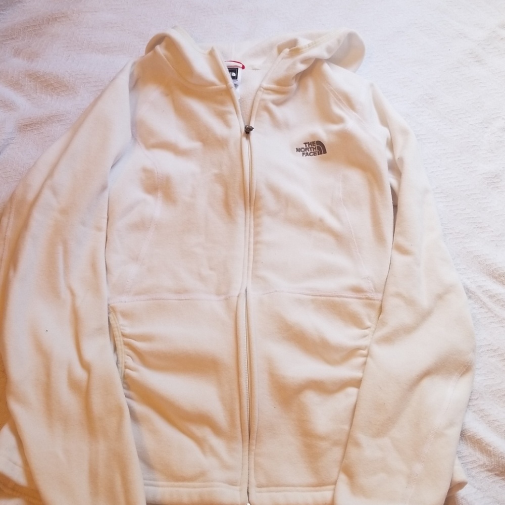 White Northface Fleece